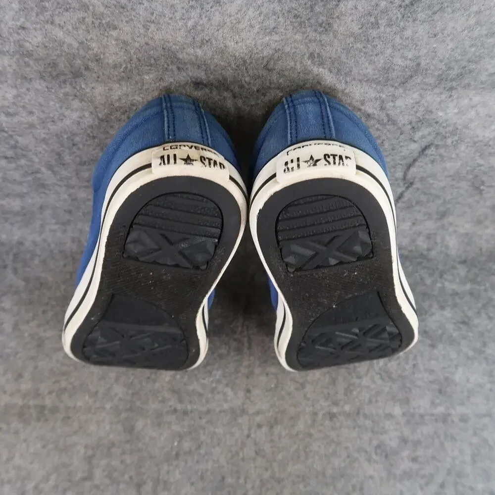 Converse Shoes Kids 3 Sneakers All Star Canvas Casual Blue Lace Up Active Junior